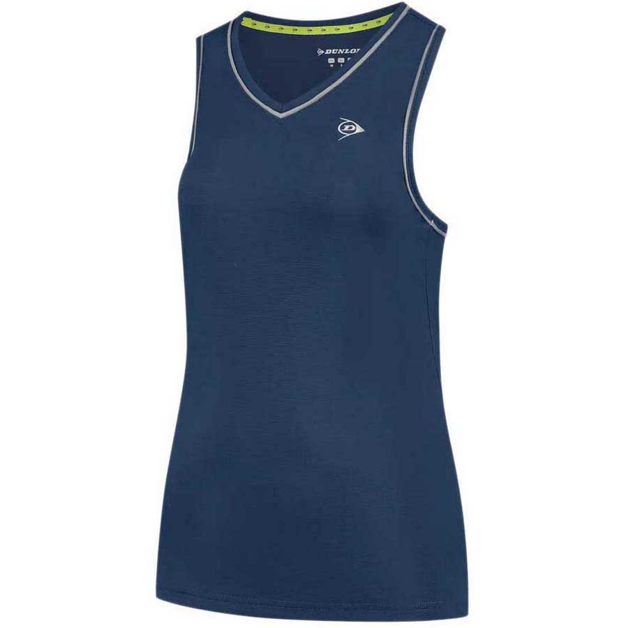 Dunlop Club Sleeveless T-shirt Blau L Frau Dunlop Club Sleeveless T-shirt Blau L Frau von Dunlop