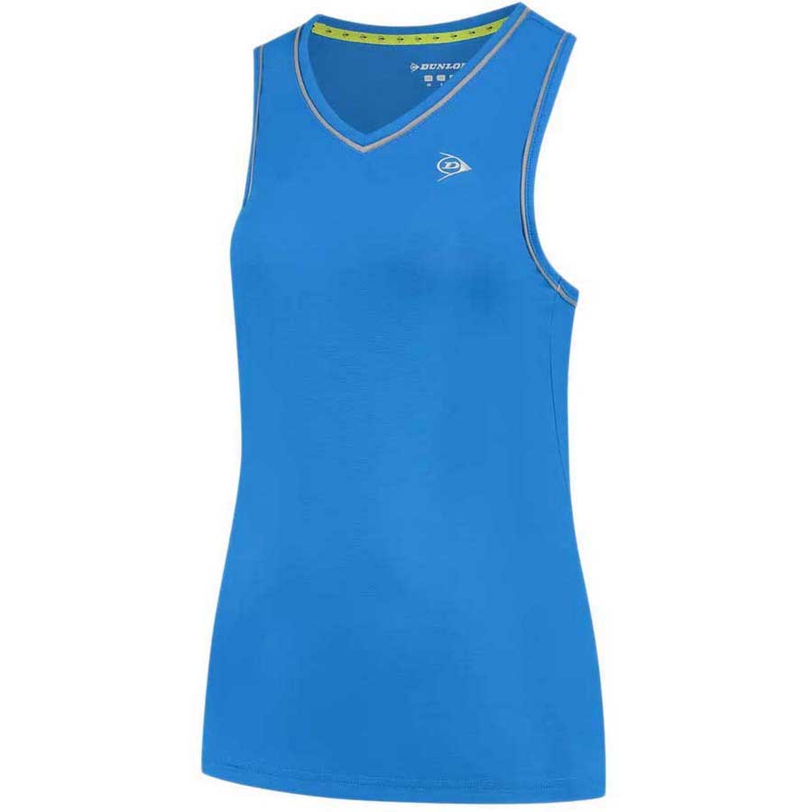 Dunlop Club Sleeveless T-shirt Blau XS Frau Dunlop Club Sleeveless T-shirt Blau XS Frau von Dunlop