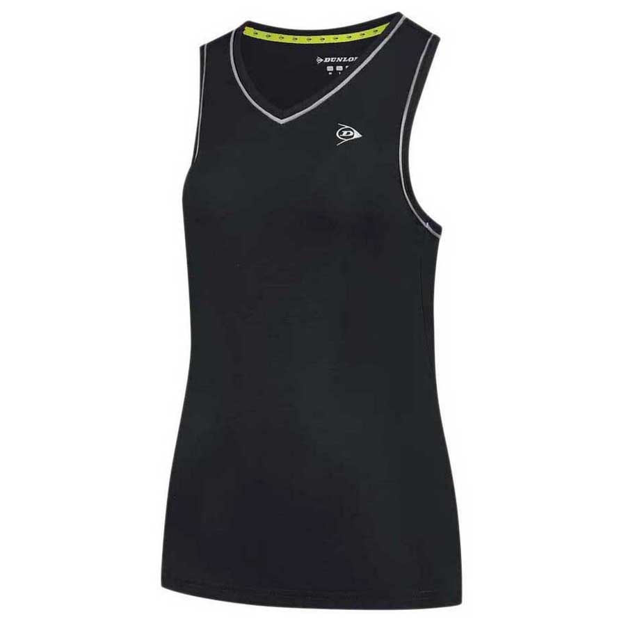 Dunlop Club Sleeveless T-shirt Schwarz S Frau Dunlop Club Sleeveless T-shirt Schwarz S Frau von Dunlop