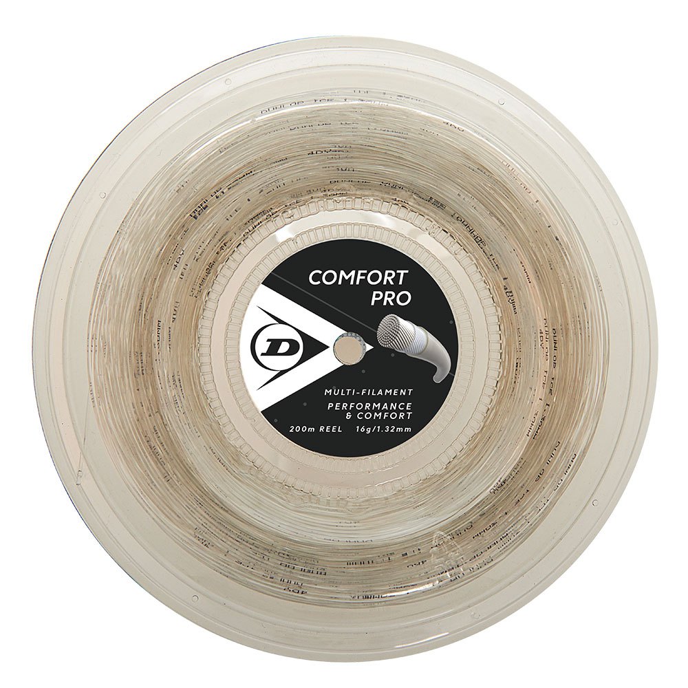 Dunlop Comfort Pro 200 M Tennis Reel String Beige 1.34 mm Dunlop Comfort Pro 200 M Tennis Reel String Beige 1.34 mm von Dunlop