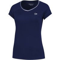 Dunlop Crew T-Shirt Damen in dunkelblau, Größe: L von Dunlop