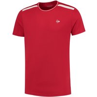 Dunlop Crew T-Shirt Herren in rot, Größe: XL von Dunlop