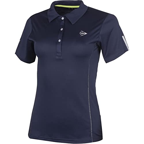 DUNLOP Damen Sport Tennis Polo-Shirt – Club Line, Polo, Navy DUNLOP Damen Sport Tennis Polo-Shirt – Club Line, Polo, Navy von DUNLOP