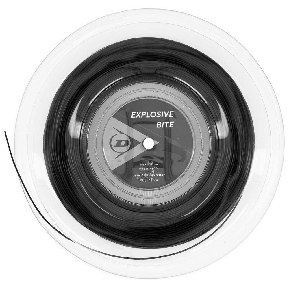 Dunlop Explosive Bite Polyester 200 M Tennis Reel String Schwarz 1.27 mm Dunlop Explosive Bite Polyester 200 M Tennis Reel String Schwarz 1.27 mm von Dunlop