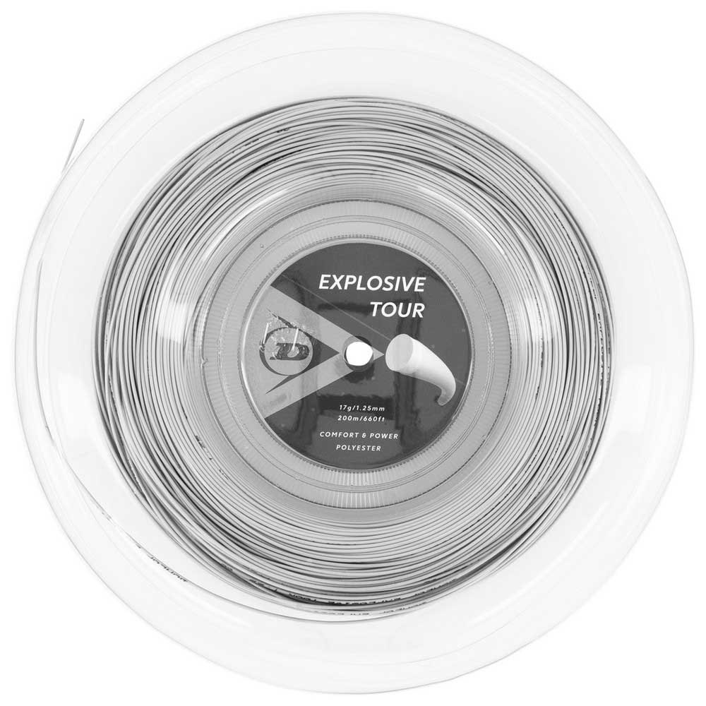 Dunlop Explosive Tour Polyester 200 M Tennis Reel String Grau 1.25 mm Dunlop Explosive Tour Polyester 200 M Tennis Reel String Grau 1.25 mm von Dunlop