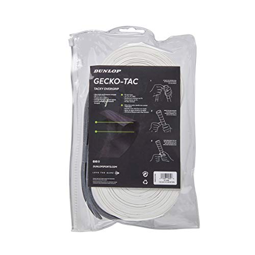 Dunlop Gecko Tac Tennis Overgrip weiß 30 Stück Rolle Dunlop Gecko Tac Tennis Overgrip weiß 30 Stück Rolle von Dunlop