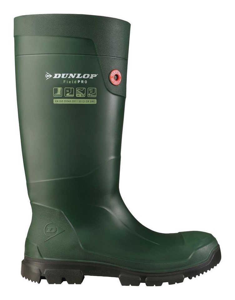 Dunlop Gummistiefel Purofort FieldPRO fullsafety, green, Größe 47 von Dunlop