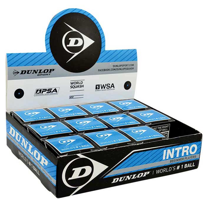 Dunlop Intro Single Blue Dot Squash Balls Box Schwarz 12 Balls Dunlop Intro Single Blue Dot Squash Balls Box Schwarz 12 Balls von Dunlop