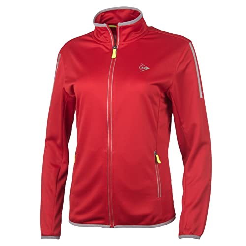 DUNLOP Kinder Sport Tennis Trainingsjacke – Club Line, Knitted Jacket, Mädchen, Rot DUNLOP Kinder Sport Tennis Trainingsjacke – Club Line, Knitted Jacket, Mädchen, Rot von DUNLOP