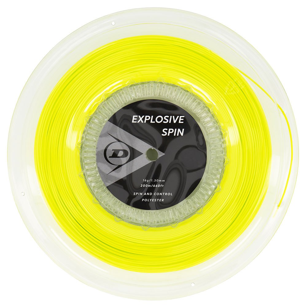Dunlop St Explosive Spin 200 M Tennis Reel String Gelb 1.30 mm Dunlop St Explosive Spin 200 M Tennis Reel String Gelb 1.30 mm von Dunlop