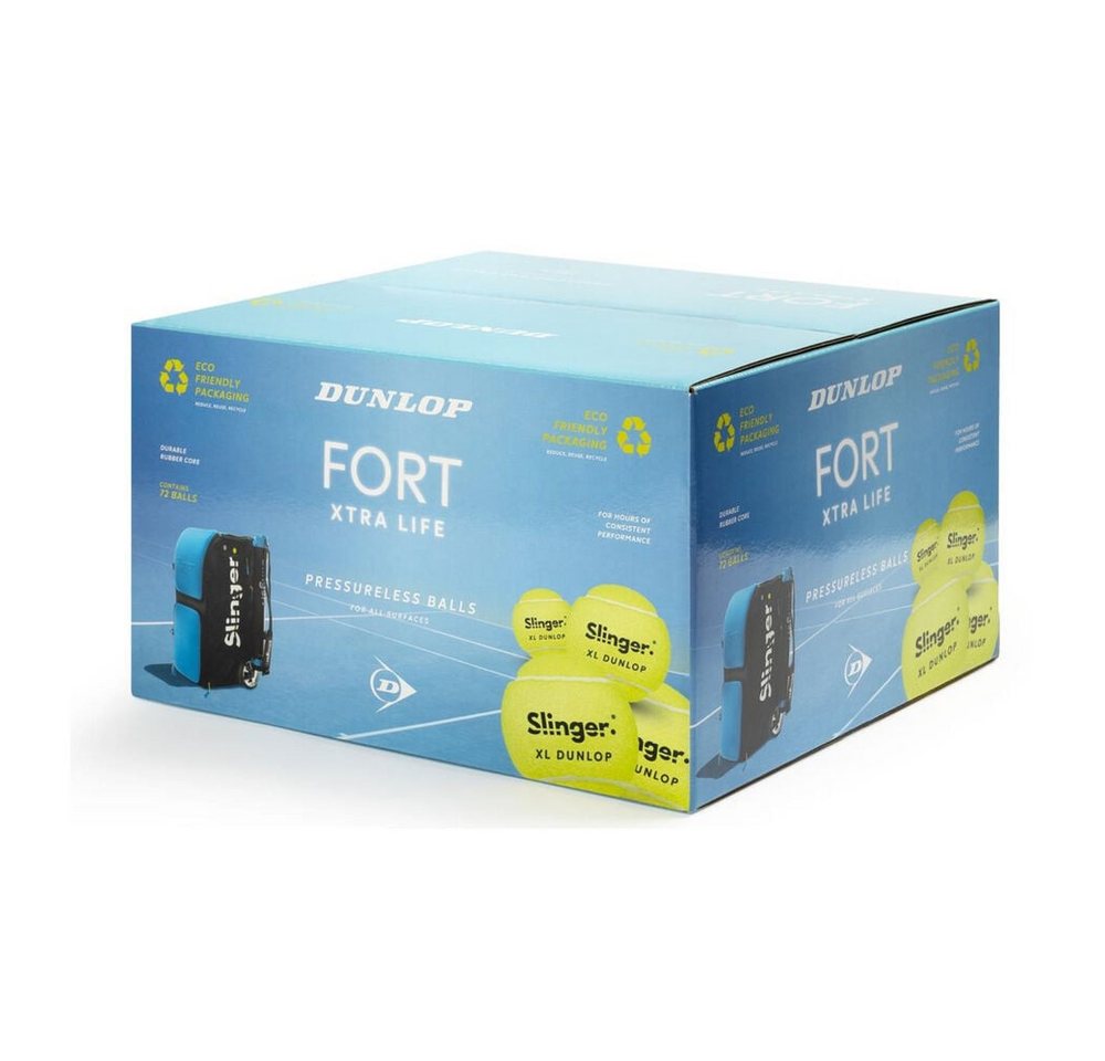 Dunlop Tennisball Fort Xtra Life 72 Pack Box - Slinger - Tennisball von Dunlop