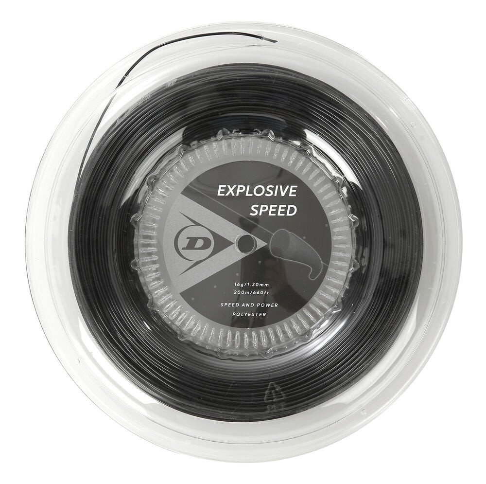 Dunlop Tennissaite EXPLOSIVE SPEED 16G BK D 200M REEL Dunlop Tennissaite EXPLOSIVE SPEED 16G BK D 200M REEL von Dunlop