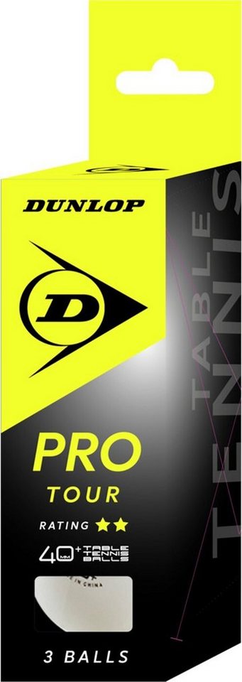 Dunlop Tischtennisball 40+ PRO TOUR 3 BALL WEIß Dunlop Tischtennisball 40+ PRO TOUR 3 BALL WEIß von Dunlop