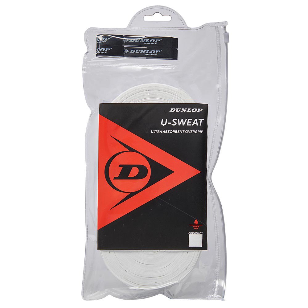 Dunlop U-sweat Tennis Overgrip 30 Units Weiß von Dunlop