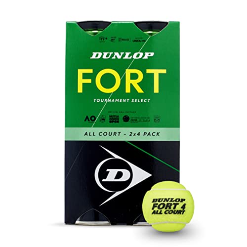 DUNLOP Tennisball Fort All Court TS - für Sand, Hartplatz und Rasen (2x4 Bi-Pack) DUNLOP Tennisball Fort All Court TS - für Sand, Hartplatz und Rasen (2x4 Bi-Pack) von DUNLOP