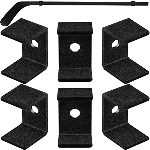 6 Stück Hockeyschläger-Display-Halter, schwarzer Hockeyschläger, Display-Aufhänger, Eishockeyschläger, Wandhalterung, Hockeyschläger, Halterung für Zuhause, Organizer, Geschenke (einfacher Stil) 6 Stück Hockeyschläger-Display-Halter, schwarzer Hockeyschläger, Display-Aufhänger, Eishockeyschläger, Wandhalterung, Hockeyschläger, Halterung für Zuhause, Organizer, Geschenke (einfacher Stil) von Dunzy