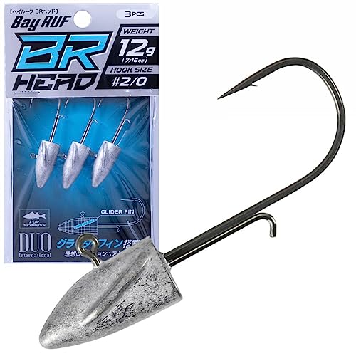 DUO Bay Ruf BR Head 12g Jigkopf, 3 Stück, Sea Bass Fishing Hook DUO Bay Ruf BR Head 12g Jigkopf, 3 Stück, Sea Bass Fishing Hook von Duo