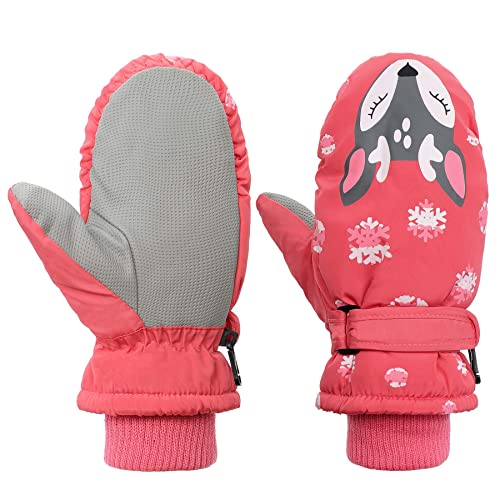 Durio Kinder Skihandschuhe Winterhandschuhe Wasserdicht Fäustlinge Handschuhe Kinderhandschuhe für Mädchen Jungen Rosa A 5-10 Jahre Durio Kinder Skihandschuhe Winterhandschuhe Wasserdicht Fäustlinge Handschuhe Kinderhandschuhe für Mädchen Jungen Rosa A 5-10 Jahre von Durio