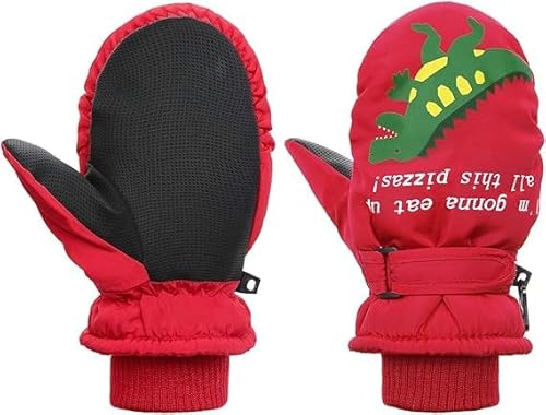 Durio Kinder Skihandschuhe Winterhandschuhe Wasserdicht Fäustlinge Handschuhe Kinderhandschuhe für Mädchen Jungen Rot B 5-10 Jahre Durio Kinder Skihandschuhe Winterhandschuhe Wasserdicht Fäustlinge Handschuhe Kinderhandschuhe für Mädchen Jungen Rot B 5-10 Jahre von Durio