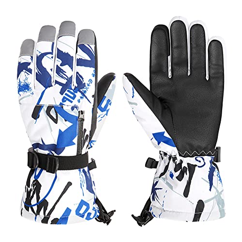 Durio Skihandschuhe für Herren und Damen Wasserdicht rutschfest Winter, Sport Winterhandschuhe zum Skifahren Snowboarden Fahrrad Laufen Klettern Wandern für Eltern-Kind-Outdoor Blau L Durio Skihandschuhe für Herren und Damen Wasserdicht rutschfest Winter, Sport Winterhandschuhe zum Skifahren Snowboarden Fahrrad Laufen Klettern Wandern für Eltern-Kind-Outdoor Blau L von Durio