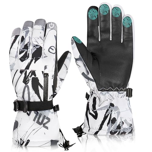 Durio Skihandschuhe für Herren und Damen Wasserdicht rutschfest Winter, Sport Winterhandschuhe zum Skifahren Snowboarden Fahrrad Laufen Klettern Wandern für Eltern-Kind-Outdoor XS Durio Skihandschuhe für Herren und Damen Wasserdicht rutschfest Winter, Sport Winterhandschuhe zum Skifahren Snowboarden Fahrrad Laufen Klettern Wandern für Eltern-Kind-Outdoor XS von Durio
