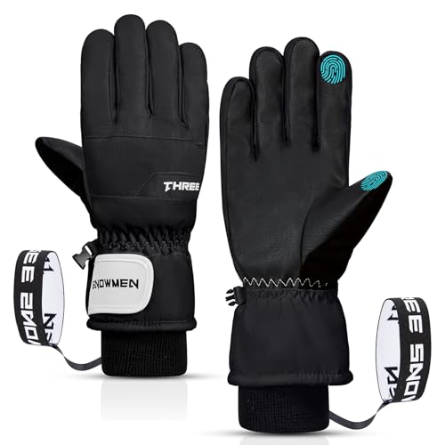 Durio wasserdichte Handschuhe Herren Damen Touchscreen Skihandschuhe Fahrradhandschuhe Winterhandschuhe Schwarz XL Durio wasserdichte Handschuhe Herren Damen Touchscreen Skihandschuhe Fahrradhandschuhe Winterhandschuhe Schwarz XL von Durio