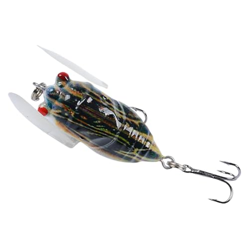 Angelköder, Whopper Angelköder für Süßwasser oder Salzwasser, schwimmende Köder für Bass Wels Hecht, Wobble Oberfläche Bass Köder Teasers Geschenke für Männer Angelköder, Whopper Angelköder für Süßwasser oder Salzwasser, schwimmende Köder für Bass Wels Hecht, Wobble Oberfläche Bass Köder Teasers Geschenke für Männer von Duroecsain