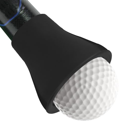 Duroecsain Golfball-Retriever, Werkzeug zum Aufnehmen von Golfbällen - Golfball-Gummi-Aufnahmewerkzeug,Arbeitssparender Golfballgreifer, Leichter Golfballpflücker für Golfer und Senioren von Duroecsain