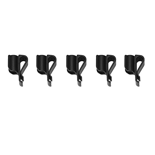 5 Stücke Golf Putter Clips, Golf Clubs Clamp Golf Putter Halter Mit Ball Marker Golf Auf-Kurs Zubehör Putter Clip von Dwawoo