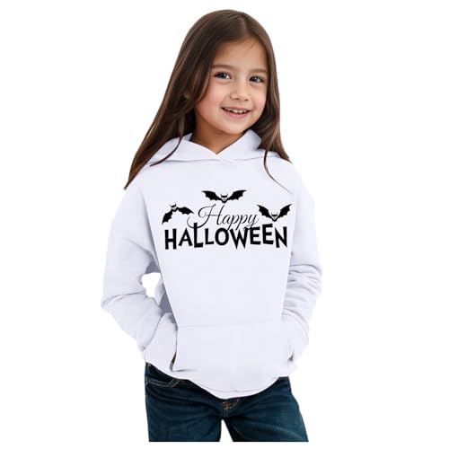 Angebote des Tages Heute, Fleecejacke Kinder mit Kapuze Casual Sweatjacke Trainingsjacke Sport Leicht Fleecejacke Sweatshirt Langarm Warm Halloween Kostüm Hoodie Kapuzenpullover von Dwevkeful