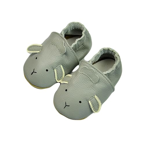 Baby Hausschuhe Gr 22, Lederschuhe Babys Jungen Mädchen Lederpuschen Krabbelschuhe Winter Weichem Leder Hausschuhe Babyschuhe Antirutsch Baby Lauflernschuhe Pantoffeln von Dwevkeful