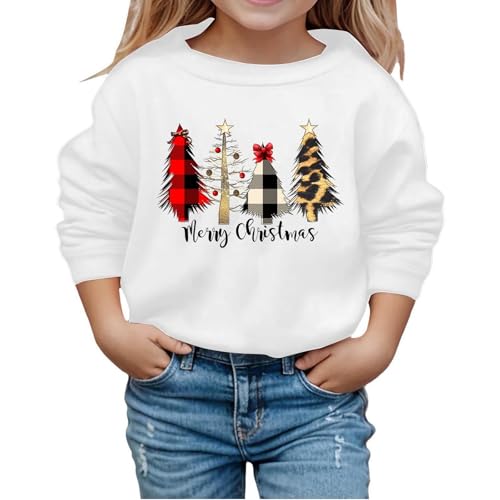 Baby Pullover, Weihnachtspulli Kinder Warm Mädchen Weihnachtspulli Weihnachtspullover Hochwertige Weich ohne Kapuze Pullover Sweatshirt Weihnachten Langarmshirt Strickpullover von Dwevkeful