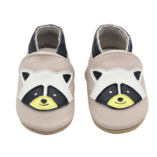 Barfußschuhe Baby Weichem Krabbelschuhe Lederpuschen Jungen Mädchen Antirutsch Hausschuhe Lauflernschuhe Leder Baby Winter Babyschuhe Pantoffeln von Dwevkeful