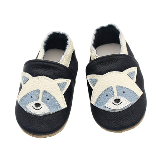 Barfußschuhe Baby Weichem Krabbelschuhe Lederpuschen Jungen Mädchen Antirutsch Hausschuhe Lauflernschuhe Leder Baby Winter Babyschuhe Pantoffeln von Dwevkeful