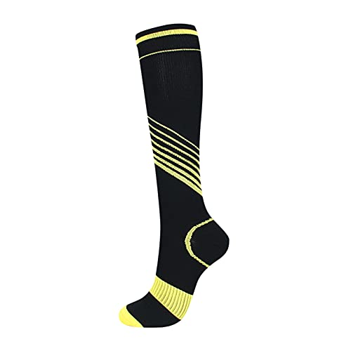 Compression Socks Women Wandern Schwangerschaft Atmungsaktiv Stützstrümpfe Sport Reisen Stretch Leicht Kompressionssocken Kompressionsstrümpfe rutschfest Laufen Flug Kniestrümpfe Thrombosestrümpfe von Dwevkeful