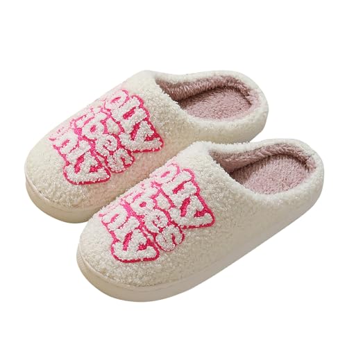 Damen Pantoffeln Winter Filz, Filzpantoffeln Damen mit Fussbett Geschlossen Plüsch Pantoffeln Schlappen mit Fleece-Futter Winter Warm Hauspantoffeln Hausschuhe Filzpantoffeln Slippers von Dwevkeful