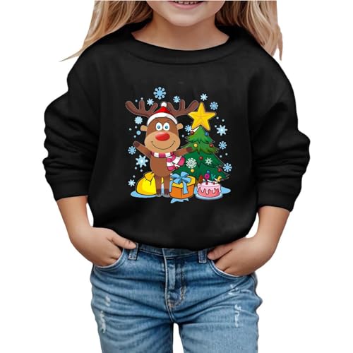 Dwevkeful Pulli Mädchen, Pullover Teenager Mädchen Weich Strickpullover Langarmshirt Weihnachten Mädchen Hochwertige Weihnachtspulli Weihnachtspullover Warm ohne Kapuze Pullover Sweatshirt von Dwevkeful