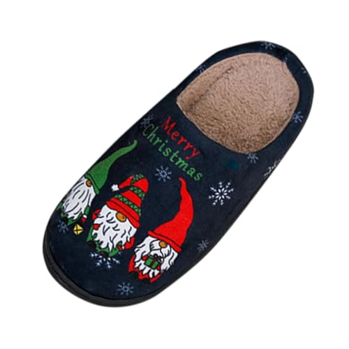 Filzpantoffeln Herren Mit Fußbett Gr 48, Filzpantoffeln Damen Lustig mit Fussbett Hauspantoffeln Weihnachtspantoffeln Weihnachts Couple Warm Pantoffeln Filzpantoffeln Antirutsch Hausschuhe Slippers von Dwevkeful