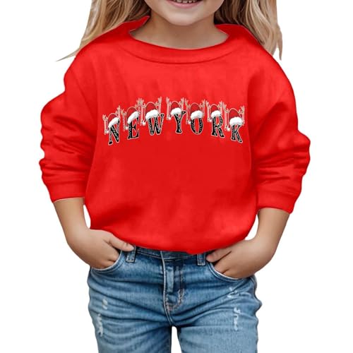 First Christmas Baby, Pullover Teenager Mädchen ohne Kapuze Weich Sweatshirt Warm Sport Hochwertige Langarmshirt Weihnachtspulli Mädchen Leicht Strickpullover Weihnachtspullover von Dwevkeful