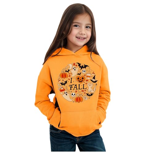 Fleecejacke Kinder 104, Trainingsjacke Kinder, Casual mit Kapuze Leicht Sweatshirt Hoodie Sport Halloween Kostüm Warm Fleecejacke Trainingsjacke Langarm Sweatjacke Kapuzenpullover von Dwevkeful