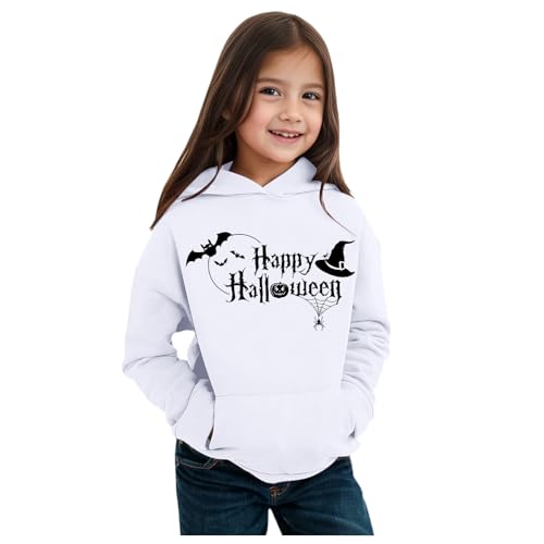 Fleecejacke Kinder 104, Trainingsjacke Kinder Sport Casual Kapuzenpullover Trainingsjacke Warm Langarm Halloween Kostüm Hoodie Sweatshirt Leicht mit Kapuze Fleecejacke Sweatjacke von Dwevkeful