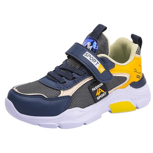 Hallen Turnschuhe Kinder, Sportschuhe Jungen, Weich Barfussschuhe Trekkingschuhe rutschfest Orthopädische Trekking Sportschuhe Wanderschuhe Atmungsaktiv Leicht Turnschuhe Hallenschuhe von Dwevkeful