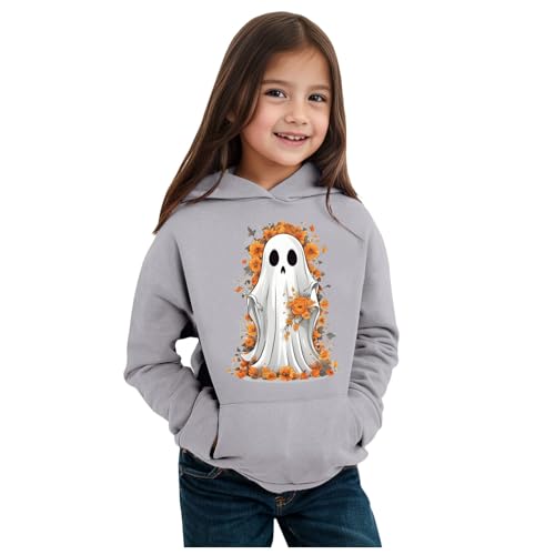 Halloween deko, Sweatjacke Mädchen mit Kapuze Warm Sweatshirt Sweatjacke Leicht Casual Langarm Trainingsjacke Fleecejacke Halloween Kostüm Sport Hoodie Kapuzenpullover von Dwevkeful