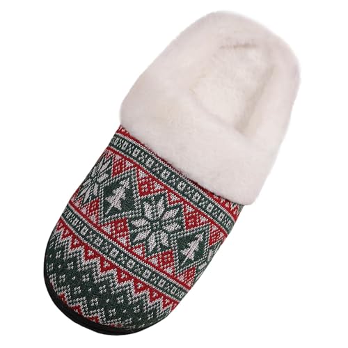 Hausschuhe Herren Winter Hoch, Herren-Hausschuhe Couple Hauspantoffeln Hausschuhe mit Fussbett Weihnachts Warm Slippers Pantoffeln Antirutsch Lustig Filzpantoffeln Weihnachtspantoffeln von Dwevkeful