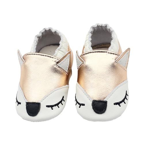 Hausschuhe Kinder Mädchen Pantoffeln 33, Krabbelschuhe Baby Outdoor Jungen Mädchen Winter Hausschuhe Babyschuhe Antirutsch Baby Lederpuschen Krabbelschuhe Weichem Leder Pantoffeln Lauflernschuhe von Dwevkeful