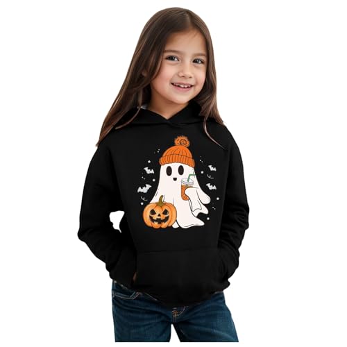 Hoodie Kinder, Regenjacke Kinder Halloween Kostüm Casual Sport Sweatjacke Sweatshirt Leicht Warm Fleecejacke Kapuzenpullover Langarm mit Kapuze Trainingsjacke Hoodie von Dwevkeful