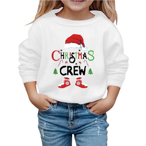 Jacke Jungen, Pullover Mädchen Warm Hochwertige Weihnachtspullover Pullover Weihnachten Strickpullover Weihnachtspulli ohne Kapuze Mädchen Weich Sweatshirt Langarmshirt von Dwevkeful