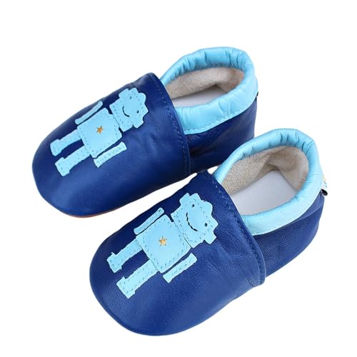 Pantoffeln Kinder Mädchen 23, Krabbelschuhe Baby Weichem Lauflernschuhe Lederpuschen Jungen Mädchen Leder Antirutsch Pantoffeln Hausschuhe Winter Baby Krabbelschuhe Babyschuhe von Dwevkeful