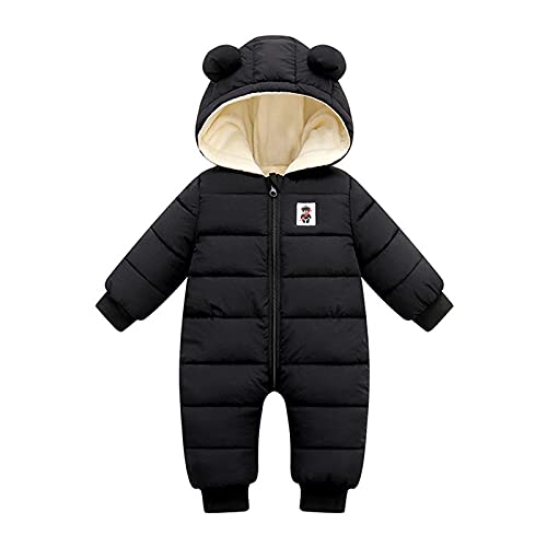 Schneeanzug 2 Teilig Kinder, mit Kapuze Warm Winterkleidung Winteranzug Jungen Mädchen Fleece Strampelanzug Spielanzug Kleinkind Langarm Schneeanzug Jumpsuit von Dwevkeful