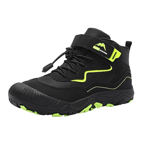 Sneaker Jungen 39, Hallenschuhe Kinder, rutschfest Wanderschuhe Sportschuhe Leicht Weich Atmungsaktiv Turnschuhe Barfussschuhe Trekking Orthopädische Hallenschuhe Trekkingschuhe von Dwevkeful